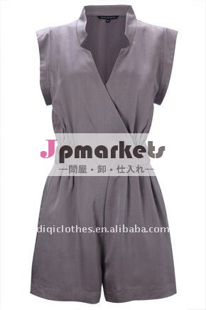 ファッション熱い販売の女性のノースリーブワンピースジャンプスーツ卸売中国輸出衣料問屋・仕入れ・卸・卸売り