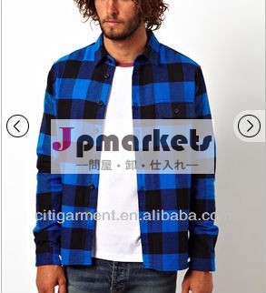シティテーラー- 製ヘビー級overshirt下で大チェックとの長い袖問屋・仕入れ・卸・卸売り