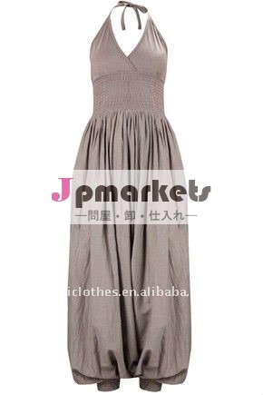 新しいファッションレディーススーツのワンピースの服strapeスパゲティと首に伸縮性のある背中が大きく開い問屋・仕入れ・卸・卸売り
