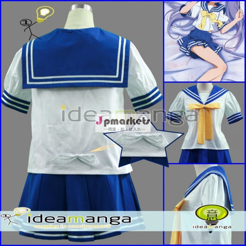 らき☆すたの了翁アカデミー和泉2ndこなたメス制服夏女性衣装コスプレハロウィーンパーティー任意のサイズをfreeshipping問屋・仕入れ・卸・卸売り