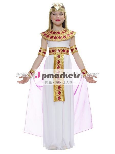 エジプトの女神デザイン2014年ナイルの衣装のコスプレクリスマスプレゼント古代ドレス女の子のためのカーニバルパーティー衣装問屋・仕入れ・卸・卸売り