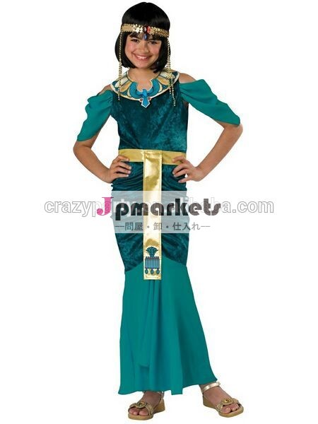 エジプトデザイン2014年ジュエルコスチュームコスプレクリスマスプレゼント古代ドレス女の子のためのパーティー衣装カーニバル問屋・仕入れ・卸・卸売り