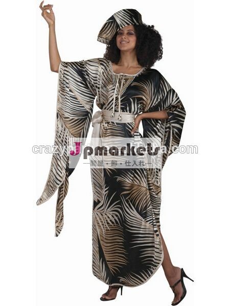 2014年デザイン女性のアフリカの女王コスチュームコスプレクリスマスプレゼント古代ドレスカーニバルパーティー衣装ジュエリーセット女性のための問屋・仕入れ・卸・卸売り
