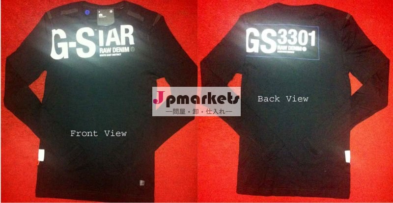 メンズ長い袖のTシャツは衣類を決め付けた問屋・仕入れ・卸・卸売り