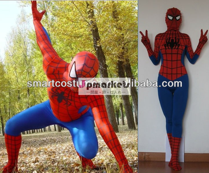 安いライクラゼンタイスパンデックスフルボディモーフスパイダーマン衣装大人のためのスーツ問屋・仕入れ・卸・卸売り