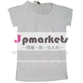 女性の有機性綿のTシャツ問屋・仕入れ・卸・卸売り