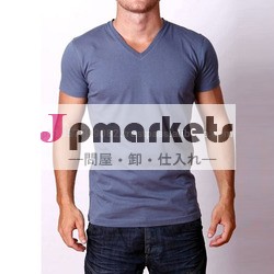 プレーンvネックtシャツ- 高品質vネックtシャツカスタマイズされた印刷とロゴ、 タグとラベルの問屋・仕入れ・卸・卸売り