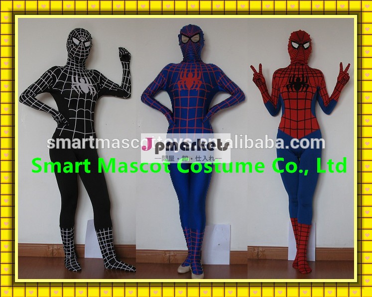 通気性ホット販売モーフスーツスパイダーマンライクラスパイダーマン衣装大人スパイダーマン衣装販売のための問屋・仕入れ・卸・卸売り