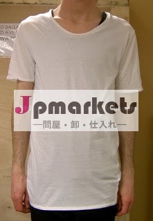 細長いシャツ- ファッション袖t- シャツを昇華細長い2014年細長い新しいデザインのtシャツがカスタムラベル問屋・仕入れ・卸・卸売り