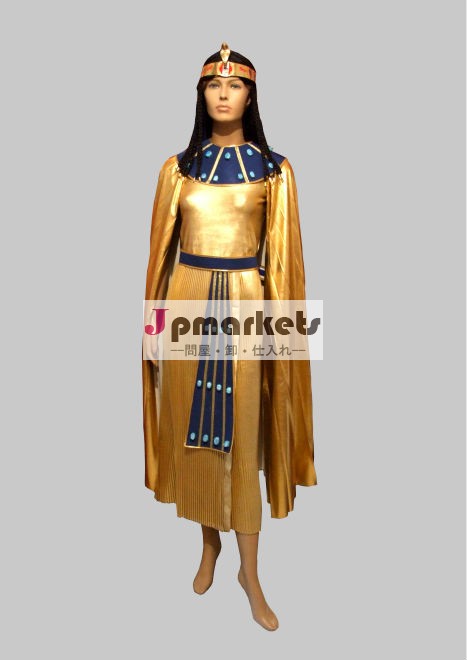セクシーなエジプトのファラオハロウィーンのための黄金の女王の衣装問屋・仕入れ・卸・卸売り