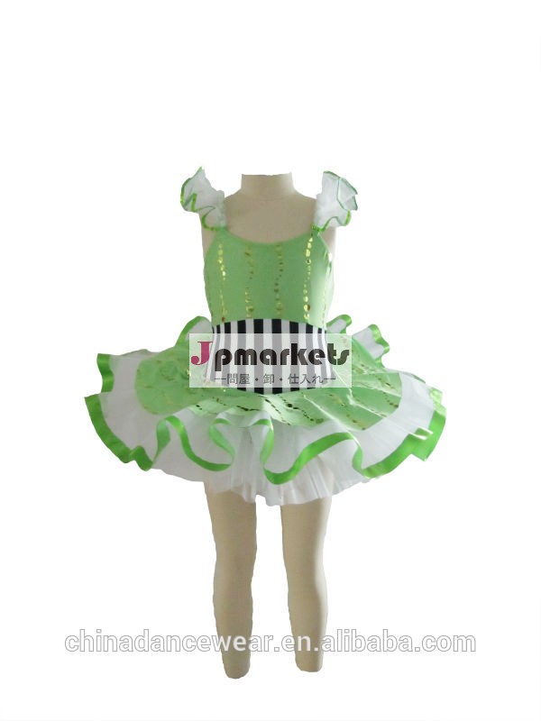 新しいファッションの女の赤ちゃんのかわいい2014年バレエダンスドレスホット別々のリボンの子バレエチュチュダンス衣装モダン問屋・仕入れ・卸・卸売り