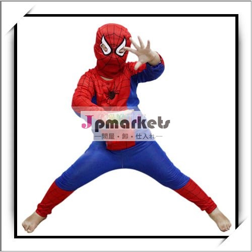 Halloweenの球のDecoの子供のスパイダーマンのCosplayの衣裳はLを置いた問屋・仕入れ・卸・卸売り