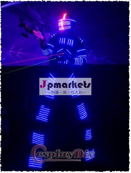 光ロボットを導いたステージのパフォーマンスの衣装コスプレＬＥＤ発光夜のクラブのためにバーやパーティー問屋・仕入れ・卸・卸売り