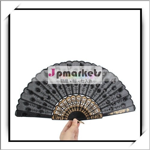 ベストセラー30pcs/lot手は絹のレースの黒のレースファンに-13006930送風する問屋・仕入れ・卸・卸売り