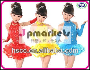 中国の製造元2013売れ筋スパンコールラテン衣装女の子のための問屋・仕入れ・卸・卸売り