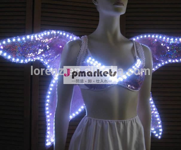 ledライトアップ天使のブラのイブニングドレス問屋・仕入れ・卸・卸売り