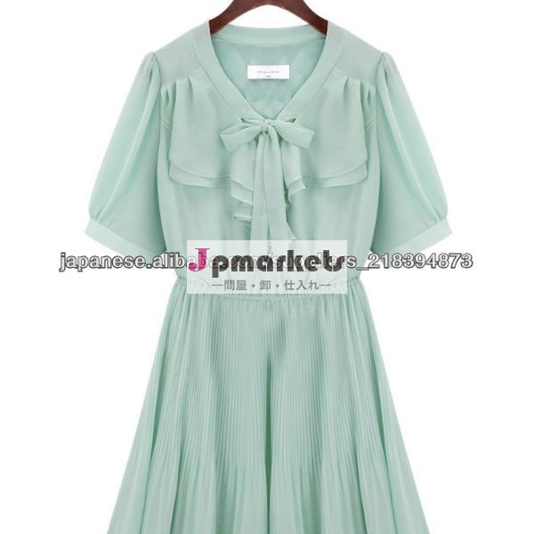 2014 春夏シフォンフリルワンピース問屋・仕入れ・卸・卸売り