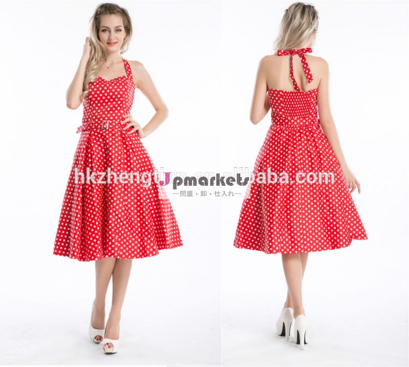 プラスサイズwalsonbestdress1950年代ロカビリードレス水玉模様のドレス問屋・仕入れ・卸・卸売り