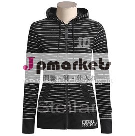 女性用フード付きt- シャツカスタムロゴと問屋・仕入れ・卸・卸売り
