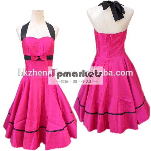 スイング1950年代bestdressヴィンテージロカビリーレトロホルターネックドレス問屋・仕入れ・卸・卸売り