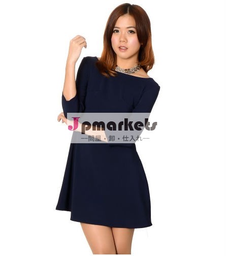 安いドレスのファッション性の高い背面にが付いているクロスオーバー問屋・仕入れ・卸・卸売り