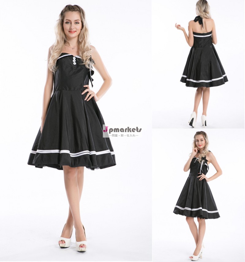 ロカビリーの水玉模様のドレスサマードレスピンナップwalsonbestdressスイングラップの夕方パーティー卸売サイズ8-24レトロなドレス問屋・仕入れ・卸・卸売り
