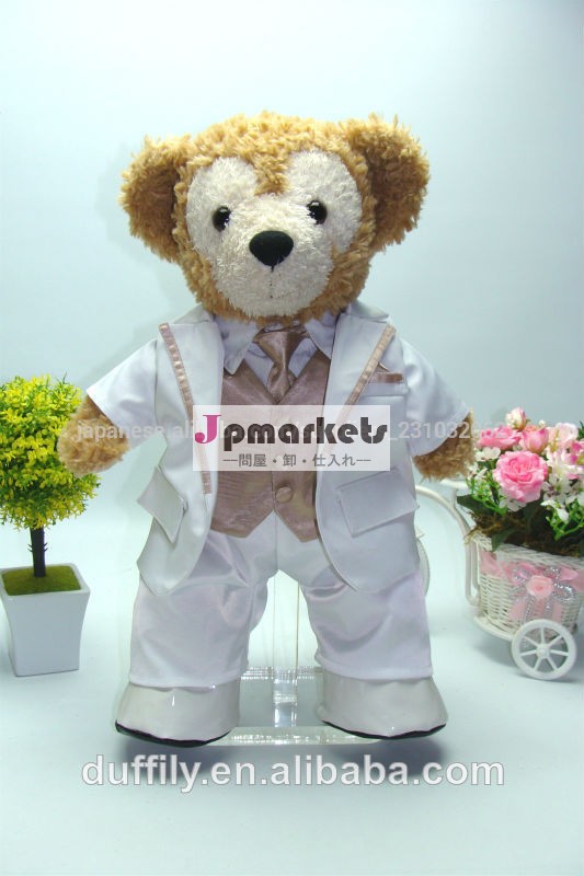 ダッフィークマラグジュアリー純粋な白の結婚式のスーツ問屋・仕入れ・卸・卸売り
