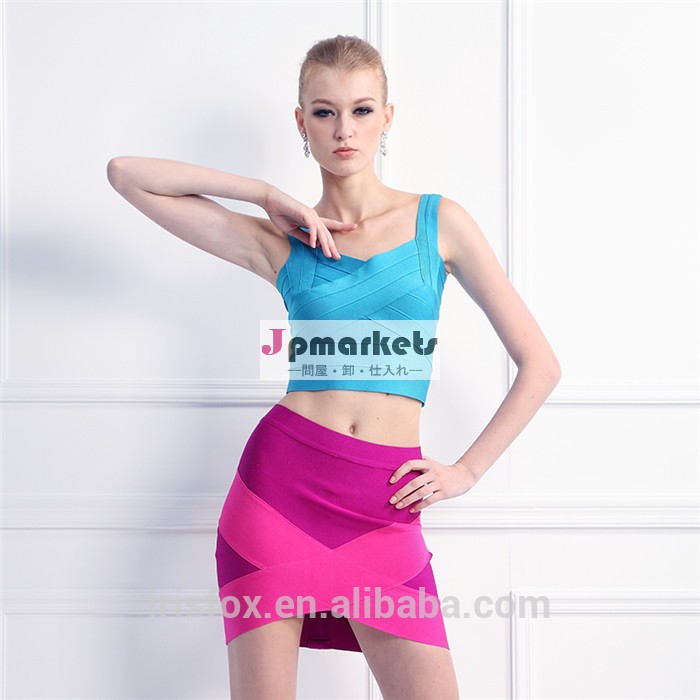 新しいモデル画像ホットセクシーな女性のブラウスファッションプレーン作物のトップス卸問屋・仕入れ・卸・卸売り