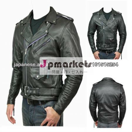 革のバイクはジャケット/オートバイレースのジャケット/メンズ牛革レザージャケット問屋・仕入れ・卸・卸売り