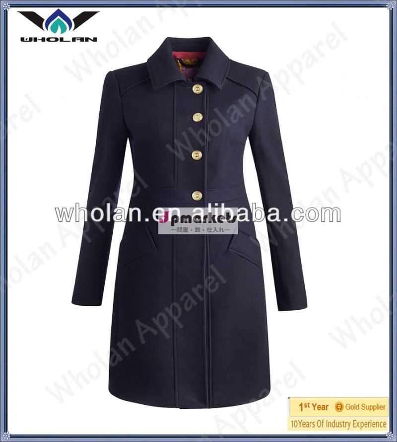 ファッションウールカシミヤの女性のコート、 長い冬のコート、 暖かい冬のオーバーコート問屋・仕入れ・卸・卸売り