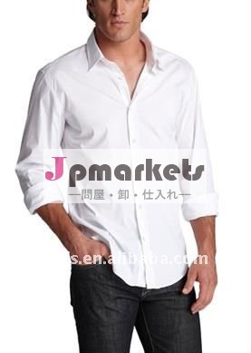 西部の人の長い袖は適当な方法偶然のワイシャツを細くする問屋・仕入れ・卸・卸売り