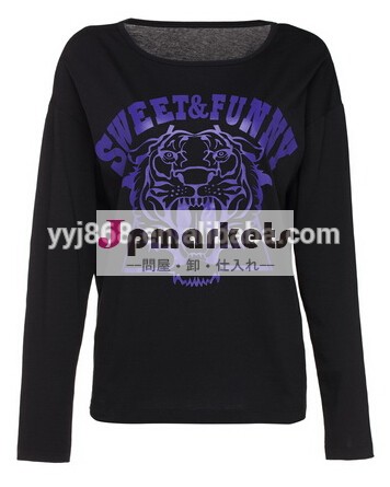 綿100％熱い販売の女性のファッションプラスのサイズの長い袖のデザインのプリントの新しい付きブラウス問屋・仕入れ・卸・卸売り