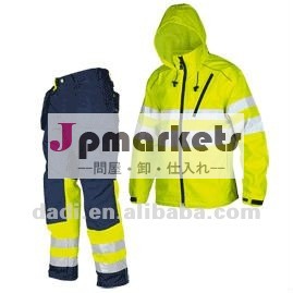 蛍光黄色く高い可視性の子供のジャケットの反射冬の安全衣類問屋・仕入れ・卸・卸売り