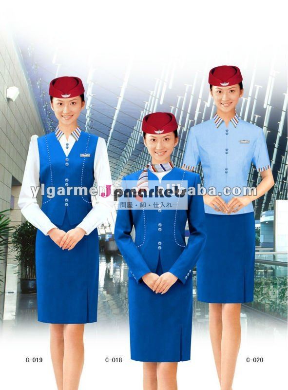 空気スチュワーデス制服、 エアフォースサービスユニフォーム、 空軍のドレスの制服問屋・仕入れ・卸・卸売り