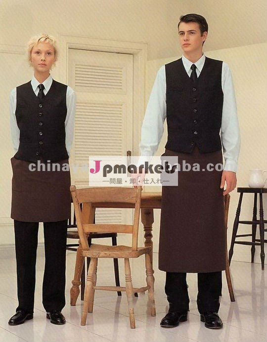 ホテルの制服のためのレストランのユニフォームウェイター2014年ファッションホテル均一問屋・仕入れ・卸・卸売り