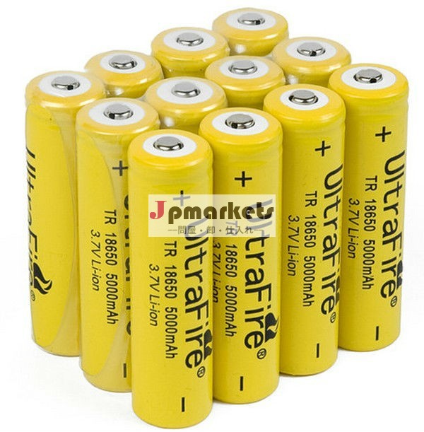 Ultrafire186505000麻雀3.7vtrli-ionリチャージャブルバッテリー卸売問屋・仕入れ・卸・卸売り