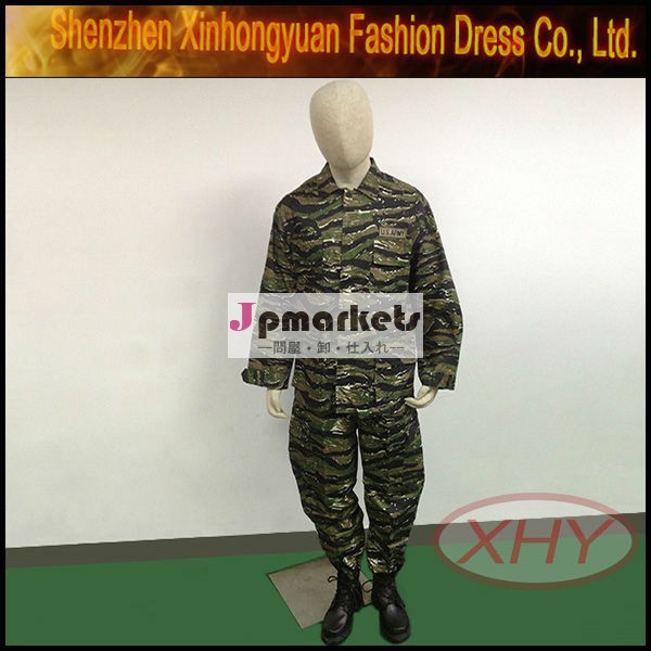 戦術的な軍隊軍服ベトナム芽虎ストライプ迷彩ユニフォーム問屋・仕入れ・卸・卸売り