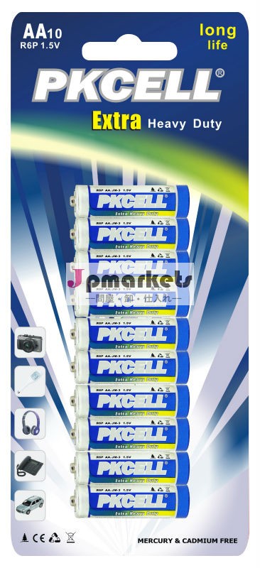 Aapkcell/r6p/um-3一次乾燥ヘビーデューティバッテリー問屋・仕入れ・卸・卸売り