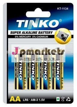 医療製品tinko電池( アルカリバッテリー( lr6)) 4個/shrinkoemは歓迎したsgs/msds/ce問屋・仕入れ・卸・卸売り