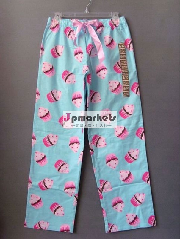 カスタマイズされた印刷パジャマパジャマ女性cotttonパンツメーカー問屋・仕入れ・卸・卸売り