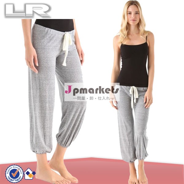 柔らかい綿弾性ニットパンツ2014年pjamasランタンのための新しい到着のセクシーな女性問屋・仕入れ・卸・卸売り
