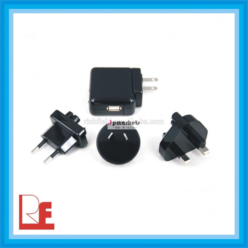 10w5v2ausbac電源アダプタホーム旅行充電器ブラックアンドロイド用壁・窓錠問屋・仕入れ・卸・卸売り