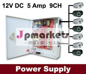 Dc12vcctvの電源供給ユニットボックス、 アンペア912vdc5チャンネルcctvの電源( siwd1205- 09c)問屋・仕入れ・卸・卸売り