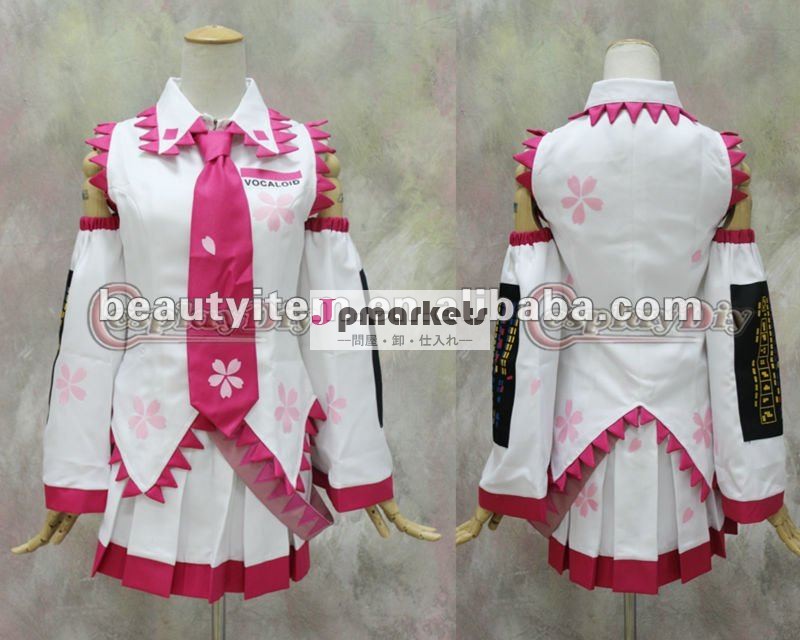 Vocaloidの日本製アニメの衣裳からの新しい顧客用ピンクのMiku Cosplay (雪)問屋・仕入れ・卸・卸売り