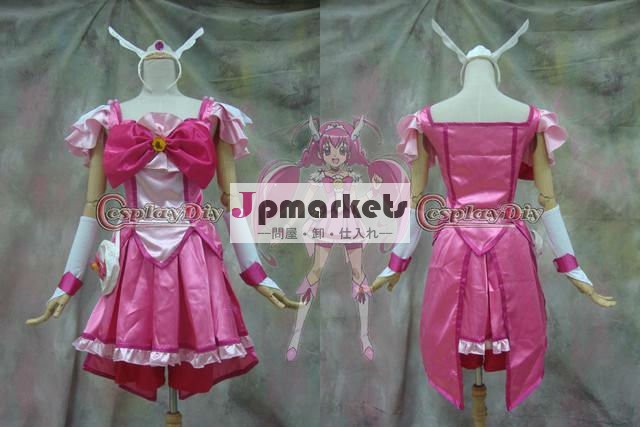 2012新番cosplay☆コスプレ衣装★アニメ★スマイルプリンキュア ピンク星空みゆき問屋・仕入れ・卸・卸売り