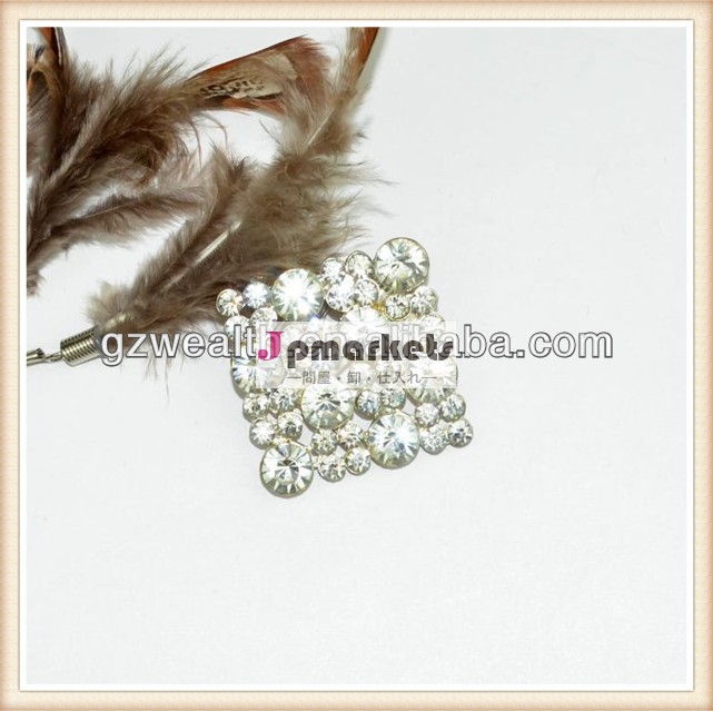 ラインストーンのブローチblingblingすべてダイヤモンド装飾的な結婚式をデザイン2014年hotsale問屋・仕入れ・卸・卸売り