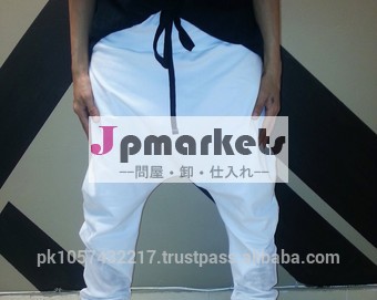 ドロップクロッチパンツ- 綿フリースメンズスウェットパンツの股ドロップ- ポリエステル/ニンジンの綿スキニーフィットジャージドロップクロッチ付きパンツ問屋・仕入れ・卸・卸売り
