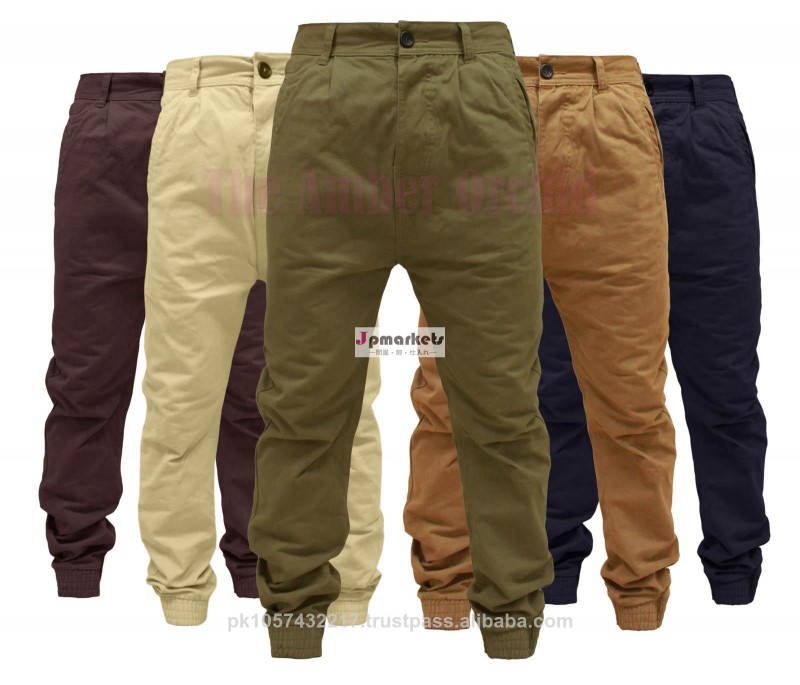 チノパンツ2014年- 新しい到着のメンズチノパンツ- 2014年黒ジョガー色のスキニーストレッチチノ新しいスタイルブランドの男性のズボン問屋・仕入れ・卸・卸売り