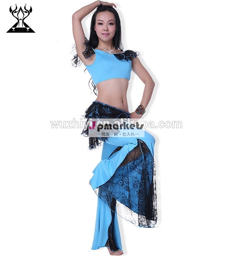青wuchiealベリーダンスの服女の子のためのダンサーの練習( qc2173)問屋・仕入れ・卸・卸売り