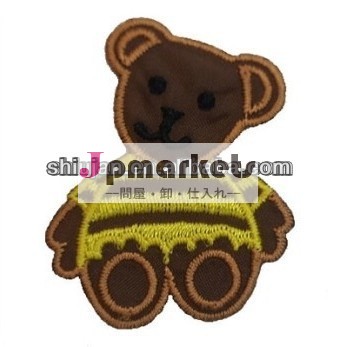 カスタムクマアイロン刺繍ワッペンon/刺繍クマパッチ卸売問屋・仕入れ・卸・卸売り